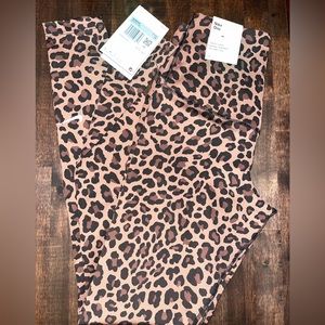 NWT Cheetah Print Nike One Tight Fit High Rise Full Length size XS